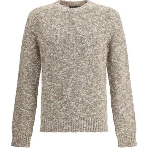 Dolce & Gabbana, Heren, Truien, Beige, Maat: M Wol,