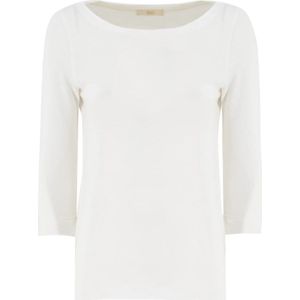 Fedeli, Dames, Tops, Wit, Maat: L Linnen,