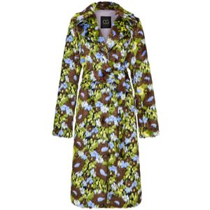 Cesare Gaspari, Dames, Mantels, Veelkleurig, Maat: L Acryl,