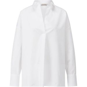 Bloomings, Dames, Blouses & Shirts, Wit, Maat: XS Katoen,
