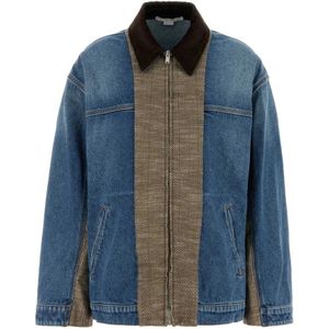 Stella McCartney, Dames, Jassen, Blauw, Maat: M Denim,
