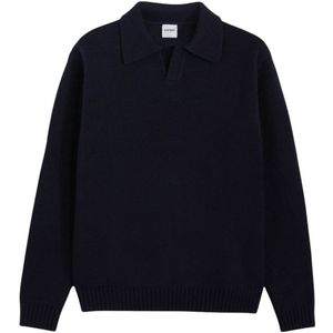 Aspesi, Heren, Truien, Blauw, Maat: 2XL Wol,