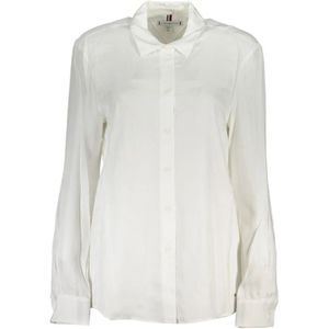 Tommy Hilfiger, Dames, Blouses & Shirts, Wit, Maat: XS Viscose,