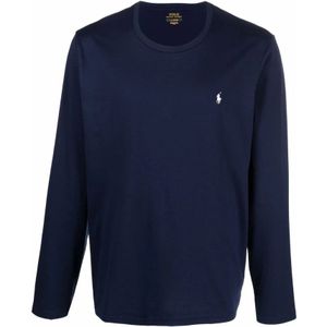 Polo Ralph Lauren, Heren, Tops, Blauw, Maat: S Katoen,