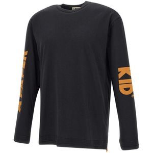 A Paper Kid, Heren, Tops, Zwart, Maat: L Katoen,