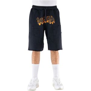 Disclaimer, Heren, Korte broeken, Zwart, Maat: L