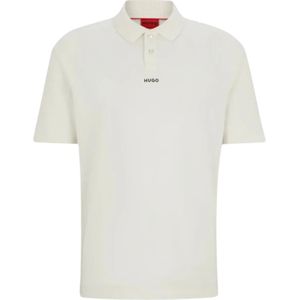 Hugo Dangula 10241531 Korte Mouw Poloshirt Beige L Man