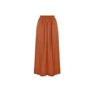 Twinset Midi Skirts , Orange , Dames , Maat: M