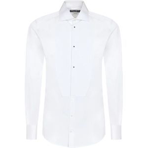 Dolce & Gabbana, Heren, Overhemden, Wit, Maat: 3XS Katoen,