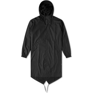 Rains, unisex, Jassen, Zwart, Maat: XS