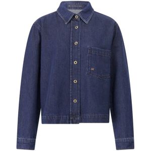 Raffaello Rossi, Dames, Jassen, Blauw, Maat: XS Denim,