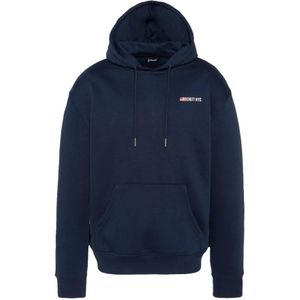 Schott Nyc, Heren, Sweatshirts & Hoodies, Blauw, Maat: M Katoen,