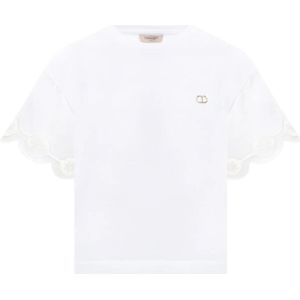 Twinset, Dames, Tops, Wit, Maat: S