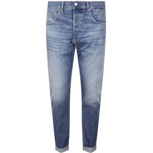 Dondup, Heren, Jeans, Blauw, Maat: W38 Denim,