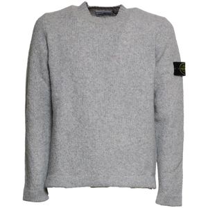 Stone Island, Heren, Truien, Grijs, Maat: S