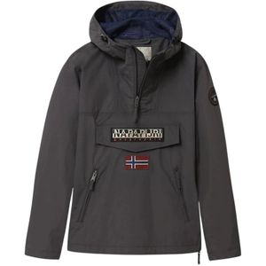 Napapijri, Heren, Jassen, Grijs, Maat: M