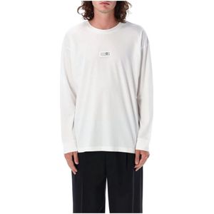 MM6 Maison Margiela, Heren, Tops, Wit, Maat: XL Katoen,