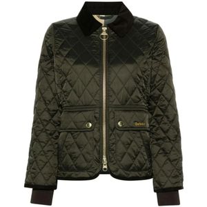 Barbour, Dames, Jassen, Groen, Maat: L Corduroy,