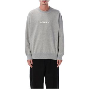 Comme des Garçons, Heren, Sweatshirts & Hoodies, Grijs, Maat: M Katoen,
