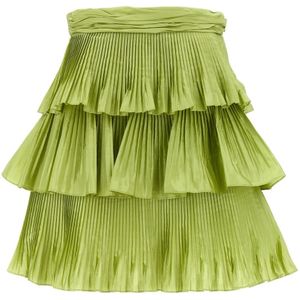 Valentino Garavani, Dames, Rokken, Groen, Maat: XS Taf,