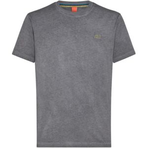 Sun68, Heren, Tops, Grijs, Maat: S Katoen,