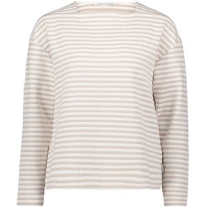 Betty & Co - Sweatshirt - Bruin - Dames - U-boot Halslijn