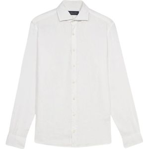 Brooks Brothers, Heren, Overhemden, Wit, Maat: M Linnen,