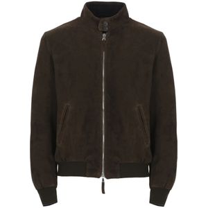 The Jack Leathers - Bruine Suède Leren Jas - Heren