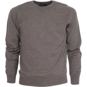 Paul & Shark, Heren, Truien, Grijs, Maat: S Wol,