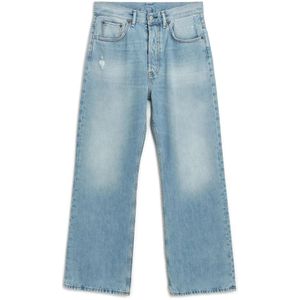 Acne Studios, Heren, Jeans, Blauw, Maat: W31 L32 Katoen,