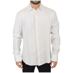 Ermanno Scervino, Heren, Overhemden, Wit, Maat: 2XL Katoen,