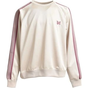 Needles, Heren, Sweatshirts & Hoodies, Beige, Maat: S