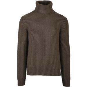 Malo, Heren, Truien, Bruin, Maat: L Kasjmier,