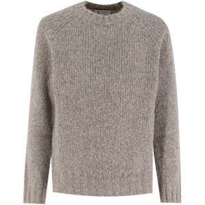 Brunello Cucinelli, Heren, Truien, Grijs, Maat: M