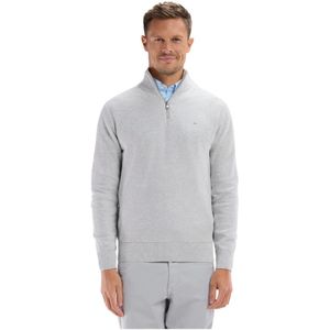 Eden Park, Heren, Truien, Grijs, Maat: 2XL Katoen,