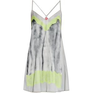 Diesel, Dames, Jurken, Veelkleurig, Maat: 3XS Viscose,