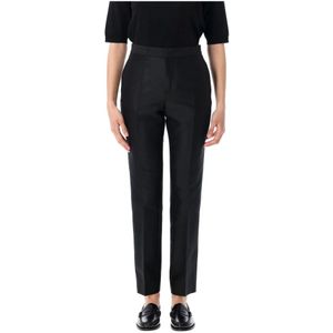 Fabiana Filippi, Dames, Broeken, Zwart, Maat: 2XS Katoen,