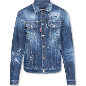 Dsquared2 Spijkerjas , Blue , Heren , Maat: L