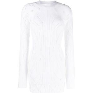 Vitelli, Dames, Blouses & Shirts, Wit, Maat: M Viscose,