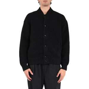 Laneus, Heren, Truien, Zwart, Maat: M Wol,