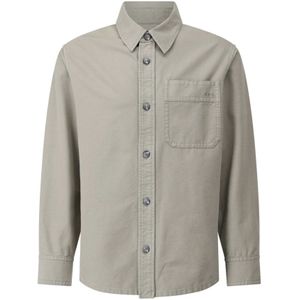 Overshirt - Katoen - Losse Pasvorm - Klassieke Kraag - Opgestikte Borstzak