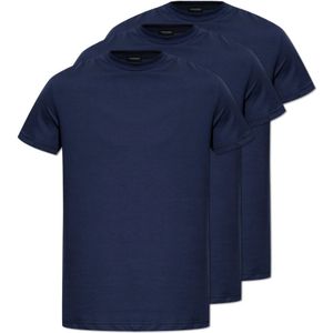 Dsquared2, Heren, Tops, Blauw, Maat: S Katoen,