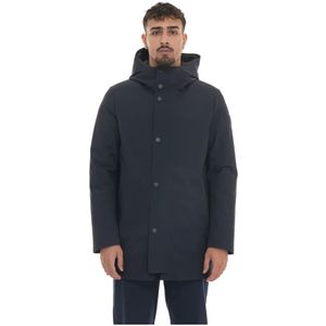 Harmont & Blaine, Heren, Mantels, Blauw, Maat: 4XL Polyamide,