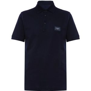 Dolce & Gabbana, Heren, Tops, Blauw, Maat: XL Katoen,