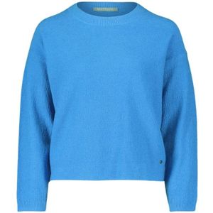 Betty & Co - Gebreide Damestrui - Gestreept - Lange Mouwen - Ronde Hals