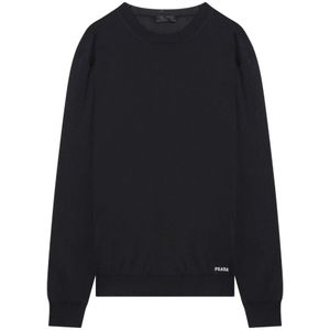 Prada, Heren, Truien, Blauw, Maat: XL