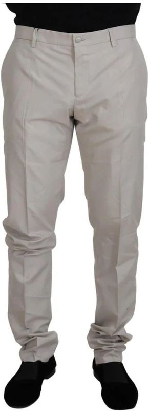 Broek Effen Lichtgrijs