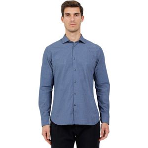 Tintoria Mattei 954, Heren, Overhemden, Veelkleurig, Maat: 2XL Katoen,