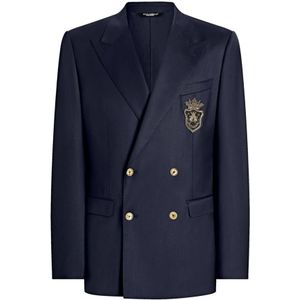 Dolce & Gabbana - Wool Blazer - Blauw - Heren