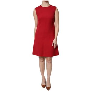Dolce & Gabbana, Dames, Jurken, Rood, Maat: M Wol,